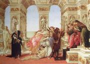 Sandro Botticelli calumny of apelles oil painting reproduction